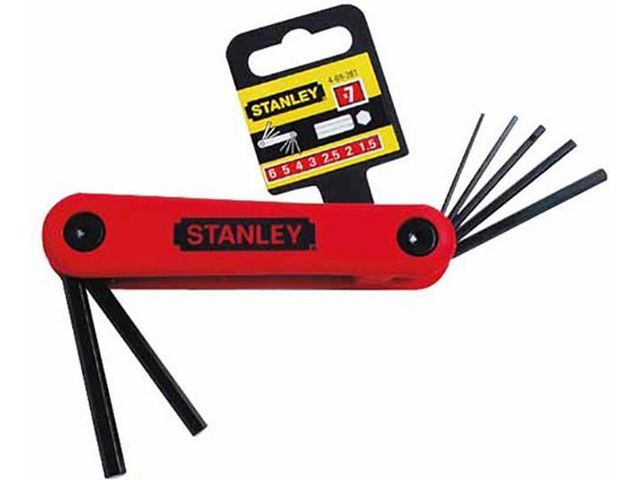 Stanley Inbusset 7 Delig 25 10Mm Rood stanley kopen in de aanbieding