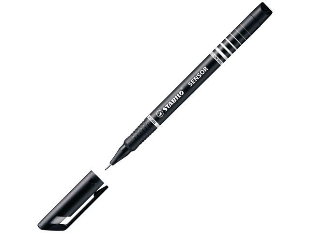 Stabilo Sensor 189 Fineliner Zwart Pak 10 Stuks stabilo kopen in de aanbieding Stabilo Sensor 189 Fineliner Zwart Pak 10 Stuks stabilo kopen in de aanbieding
