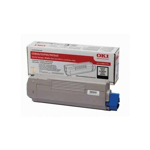Oki 43865723 Toner Cyan 6000 Pages Original oki kopen in de aanbieding