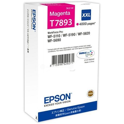 Epson T7893 C13T789340 Ink Magenta 4000 Pages Original epson kopen in de aanbieding