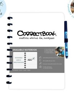 CORRECTBOOK Notitieboek Correctbook A5 lijn wit