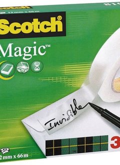Scotch® Plakband magic Scotch 810 12mmx66m/pk2rl