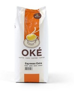 OKÉ KOFFIE CAFE KAFFEE COFFEE TRADITION & QUALITY Koffiebonen Oké Espresso extra 1kg