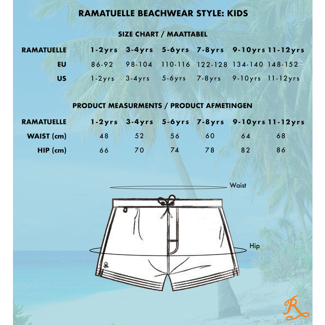 Ramatuelle Zebra Swim short | Kids