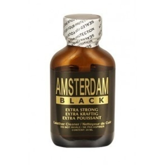 Poppers Amsterdam Black 24ml - BOÎTE 24 bouteilles