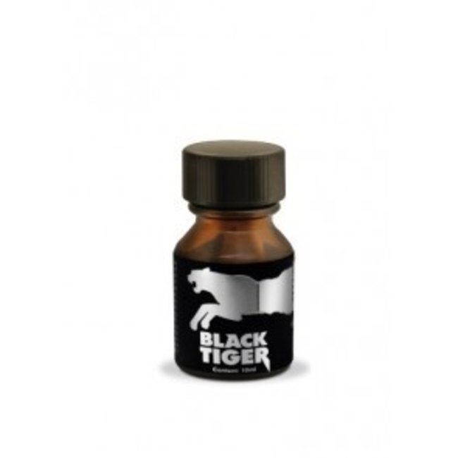 Poppers Black Tiger Silver 10ml - BOÎTE 18 bouteilles