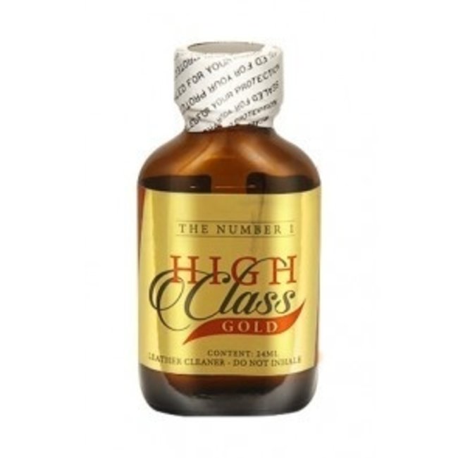 Poppers High Class Gold 24ml - BOX 24 bottles