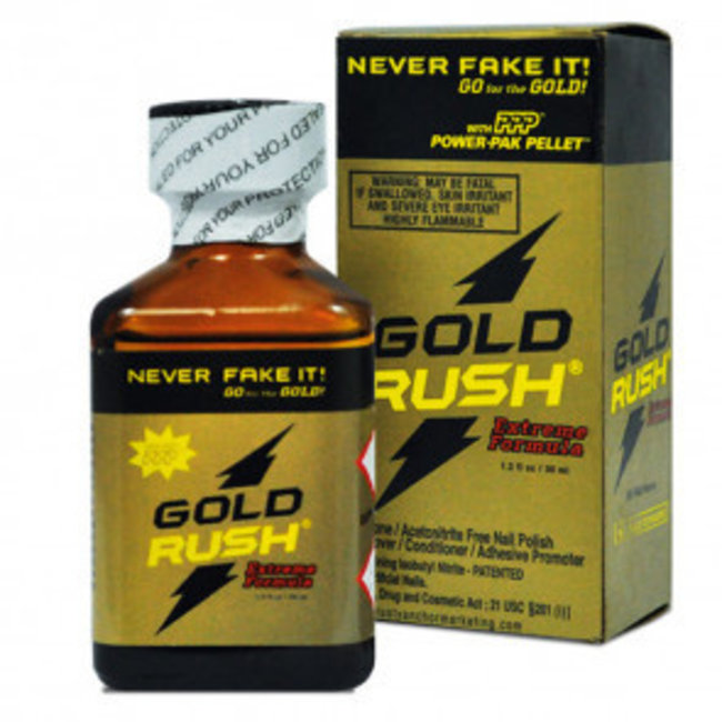 PWD Poppers Gold Rush Extreme Formula 30ml - BOÎTE 18 bouteilles