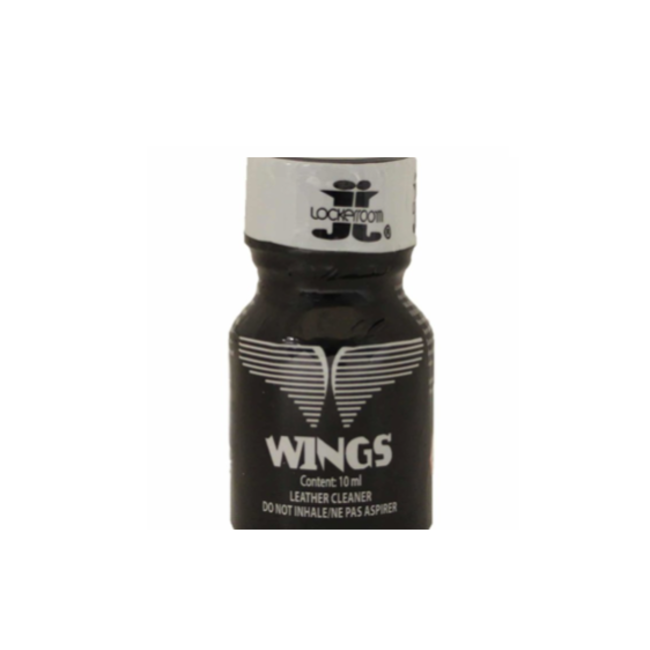 Lockerroom Poppers Wings Black 10ml – BOX 24 flesjes