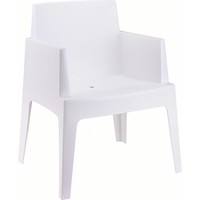 thumb-Tuinstoel - Box - Wit - Siesta-1