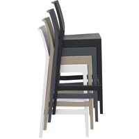 thumb-Barkruk Buiten - 75 cm - Maya - Taupe - Siesta-9