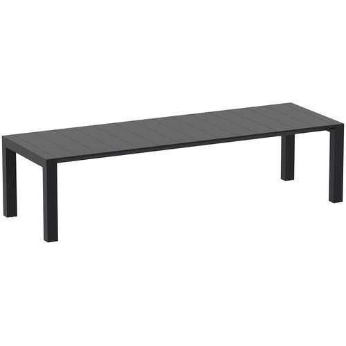 Siesta  Tuintafel - Vegas XL - Zwart - Uitschuifbaar 260/300 cm