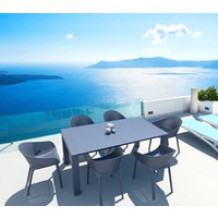 thumb-Tuintafel - Vegas Medium - Wit - Uitschuifbaar 180/220 cm-7