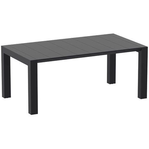 Siesta  Tuintafel - Vegas Medium - Zwart - Uitschuifbaar 180/220 cm