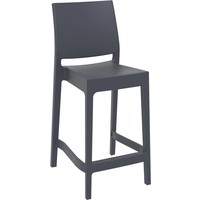 thumb-Counter Barkruk - 65 cm - Maya - Donkergrijs - Siesta-1