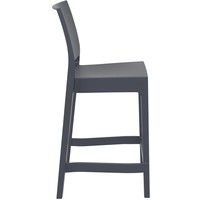 thumb-Counter Barkruk - 65 cm - Maya - Donkergrijs - Siesta-6