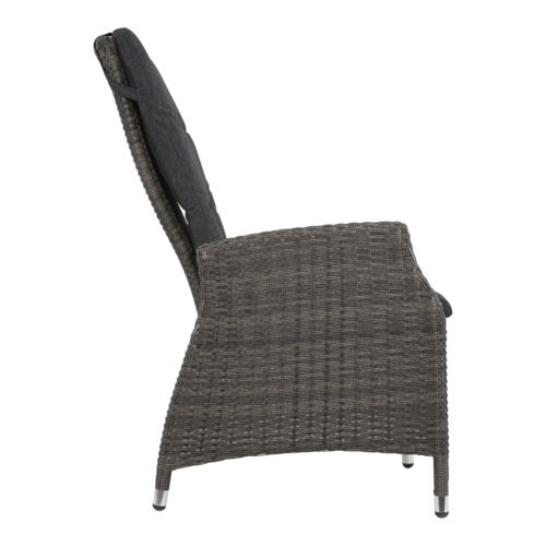 Lesli Living  Dining Tuinstoel - SoHo Comfort Coal - Wicker - Lesli Living