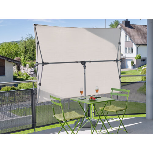 SunComfort by Glatz Parasol Flex Roof - 210x150 cm - Rood - SunComfort by Glatz