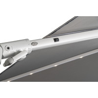 thumb-Zweefparasol - VarioFlex LED - 300x300 cm - Off Grey - SunComfort by Glatz-6