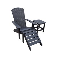 thumb-Adirondack Stoel - Zwart - Kunststof Polywood - Garden Interiors-8