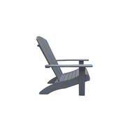 thumb-Adirondack Stoel + Bijzettafel - Grijs - Kunststof Polywood - Garden Interiors-9