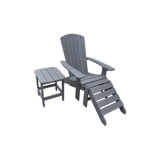 Garden Interiors Adirondack Bijzettafel - Grijs - Kunststof Polywood - Garden Interiors Garden Interiors Adirondack Bijzettafel - Grijs - Kunststof Polywood - Garden Interiors