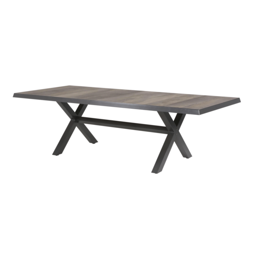 Lesli Living  Tuintafel - Castilla - Kruispoot - Negro - 240 cm - Lesli Living