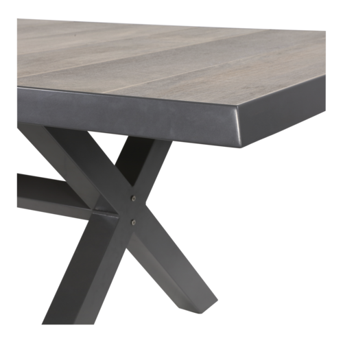Lesli Living  Tuintafel - Castilla - Negro - Uitschuifbaar 205/265 cm - Lesli Living