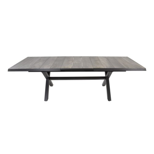 Lesli Living  Tuintafel - Castilla - Negro - Uitschuifbaar 205/265 cm - Lesli Living