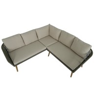 thumb-Hoek Loungeset - Altea - Olive - Rope - Alu - Garden Interiors-8