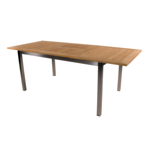 Lesli Living  Uitschuifbare Tuintafel - Marmaris - RVS - 152/210 cm - Lesli Living