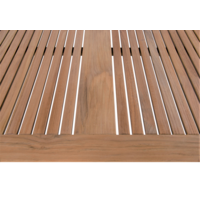 thumb-Tuintafel - Marmaris - Teak/RVS - 90x90 cm - Lesli Living-4
