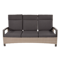 thumb-Lounge Tuinbank - Prato Mountain - Aluminium/Wicker - Lesli Living-2