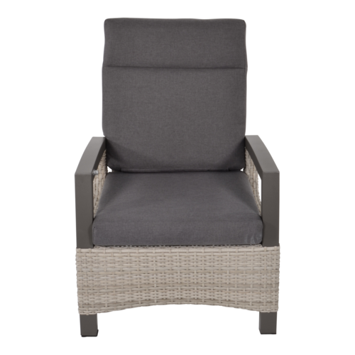 Lesli Living  Lounge Tuinstoel - Prato Mountain - Aluminium/Wicker - Lesli Living