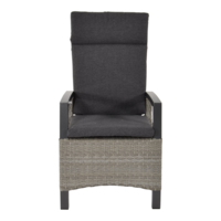 thumb-Dining Tuinstoel - Prato Brick - Aluminium/Wicker - Lesli Living-2