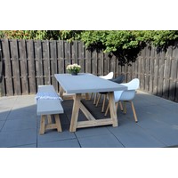 thumb-Tuintafel - Judy - Beton Look - 250x100x77 cm - Lesli Living-3