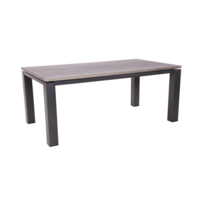 thumb-Tuintafel - Bay - Antraciet - Negro - 180x100 cm - Lesli Living-2
