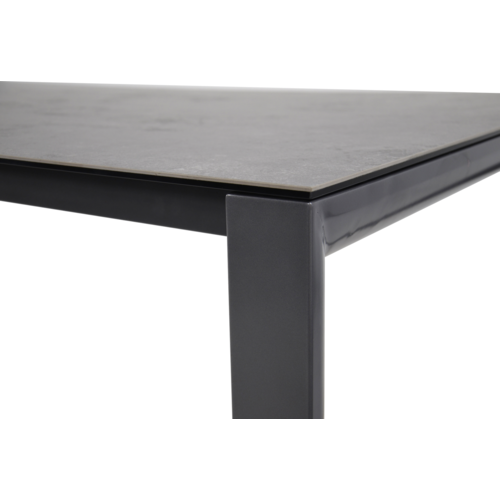 Lesli Living  Tuintafel - Mojito Negro - Spraystone - 160x90x74 cm - Lesli Living