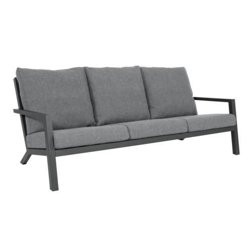 Lesli Living  Lounge Tuinbank - Down Town – Antraciet - Aluminium – Lesli Living