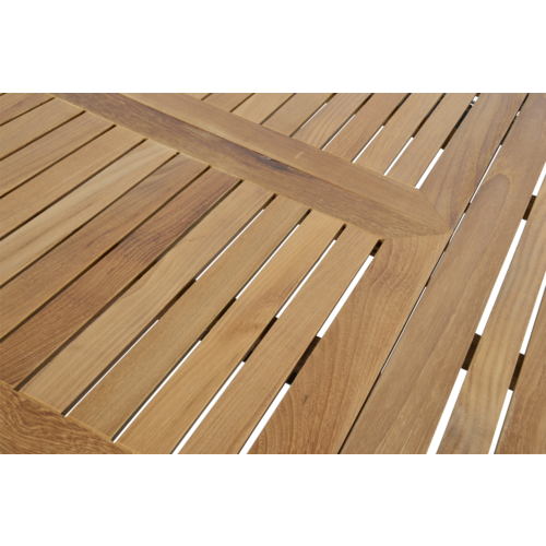 Lesli Living  Tuintafel Uittrekbaar - Monza - Teak - 152/210 cm - Lesli Living