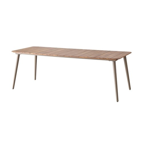 The Outsider Dining Tuintafel - Reims - 220x100cm - Acaciahout - Taupe - The Outsider The Outsider Dining Tuintafel - Reims - 220x100cm - Acaciahout - Taupe - The Outsider