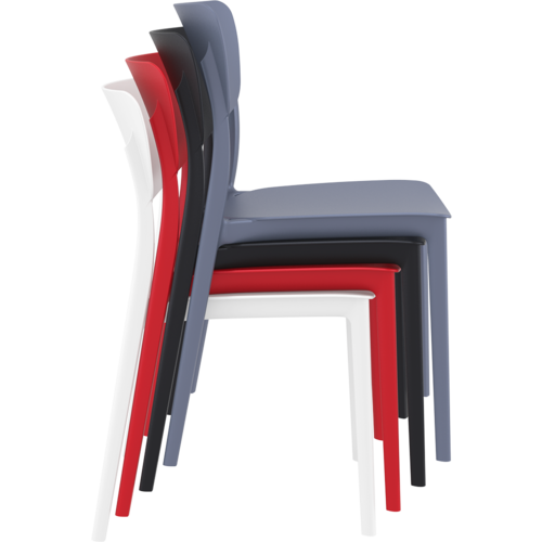 Siesta Tuinstoel - Stapelbaar - Wit - Monna - Siesta Siesta Tuinstoel - Stapelbaar - Wit - Monna - Siesta