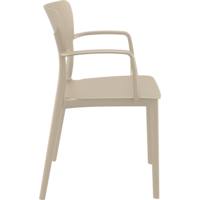 thumb-Tuinstoel - Stapelbaar - Taupe - Lisa - Siesta-7