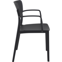 thumb-Tuinstoel - Stapelbaar - Zwart - Loft - Siesta-7