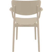 thumb-Tuinstoel - Stapelbaar - Taupe - Loft - Siesta-6