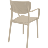 thumb-Tuinstoel - Stapelbaar - Taupe - Loft - Siesta-7