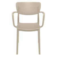 thumb-Tuinstoel - Stapelbaar - Taupe - Loft - Siesta-2