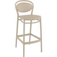 thumb-Barkruk - 75 cm - Marcel - Taupe - Siesta-1