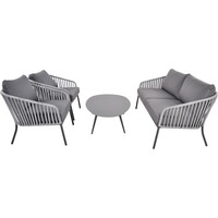 thumb-Loungeset - Cattivo - Grijs - Wicker - Lesli Living-6