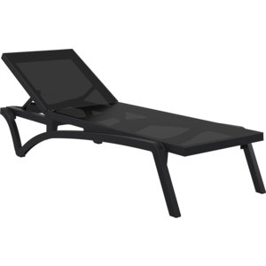 Siesta  Ligbed - Pacific - Zwart - Zwart - Stapelbaar - Verstelbaar - Siesta